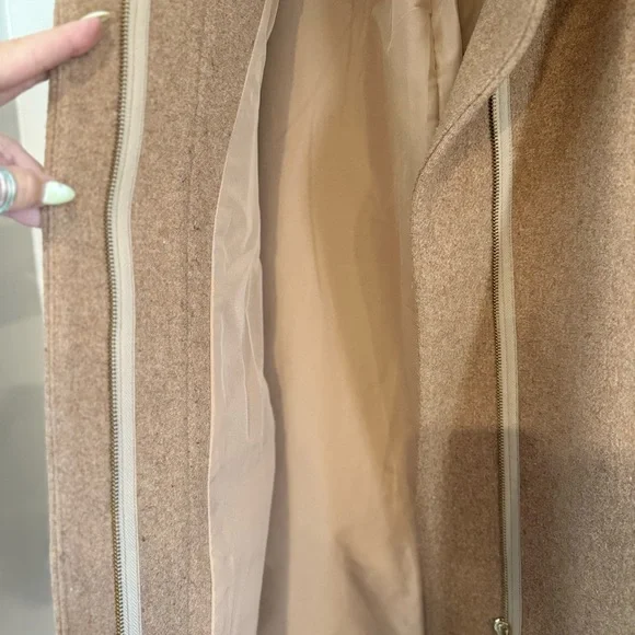 J. Crew Women's Camel Cape Coat - Picture 2 of 4